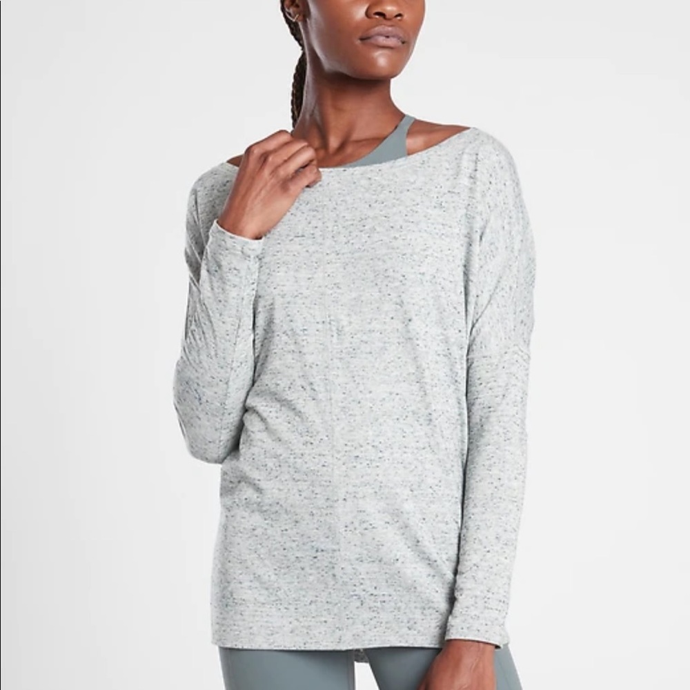 Athleta Flow Top Essence Texture Top - Picture 1 of 7